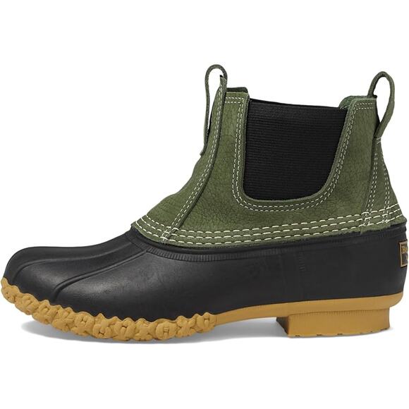L.L. BEAN Womens Bean 6.5" Chelsea Boots US 9 M Sage Gum Leather NWOB - Picture 2 of 12